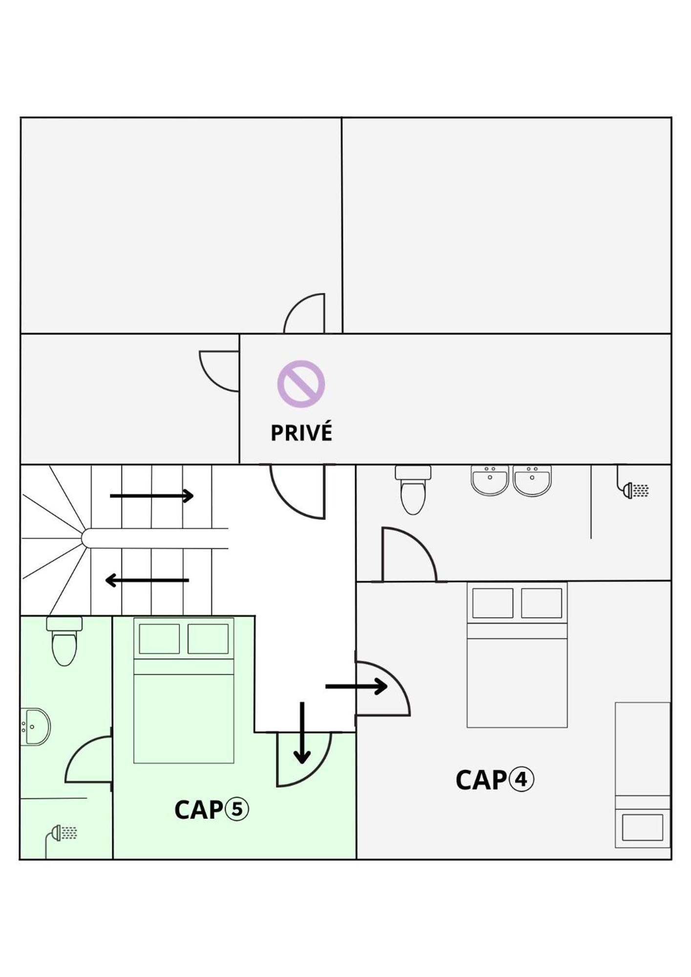 Entre Midi - Maison D'Hotes - B&B Капестон Стая снимка